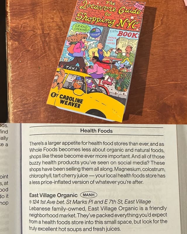 Fresh organic produce and locavore selections